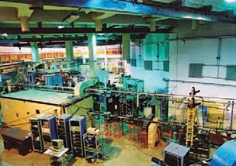 Experimental hall of synchrotron radiation