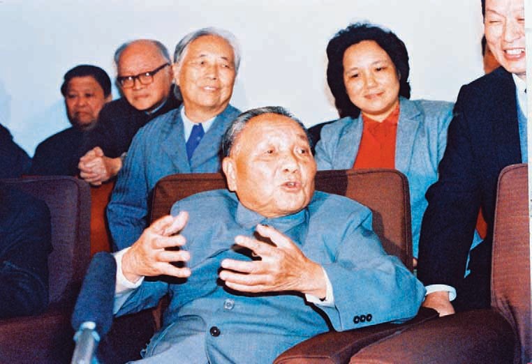 China must take its place in the filed of science and technology.said Commade Deng Xiaoping in his important impromptu speech.