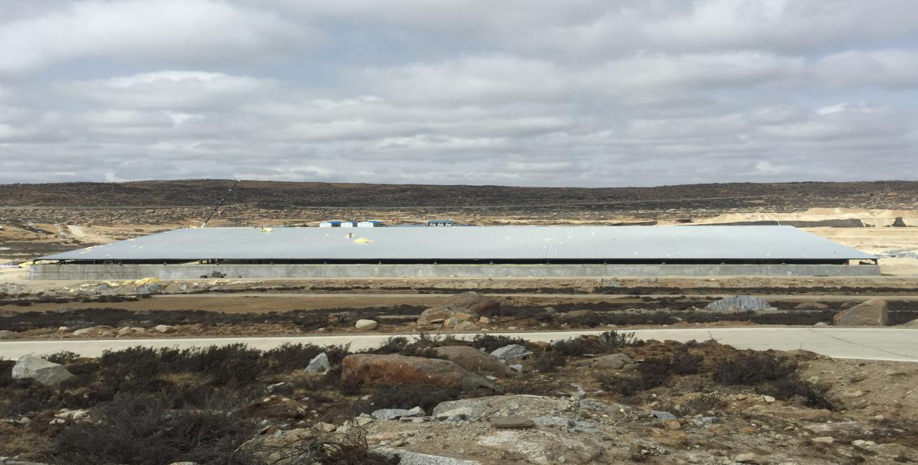 No.1 Water Pond for the WCDA of LHAASO Capped